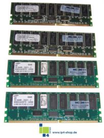HP 2 GB (4 x 512 MB) PC1600R Registered ECC SDRAM Memory Kit 200 MHz DDR...