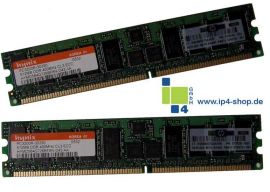 HP 1GB (2x512MB) KIT PC3200R 400MHz DDR SDRAM Memory 184 PIN 376638-B21
